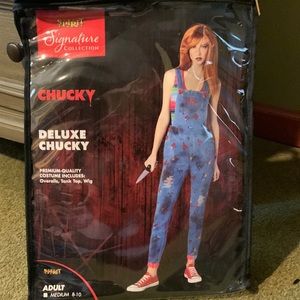 Chucky overalls and tank top